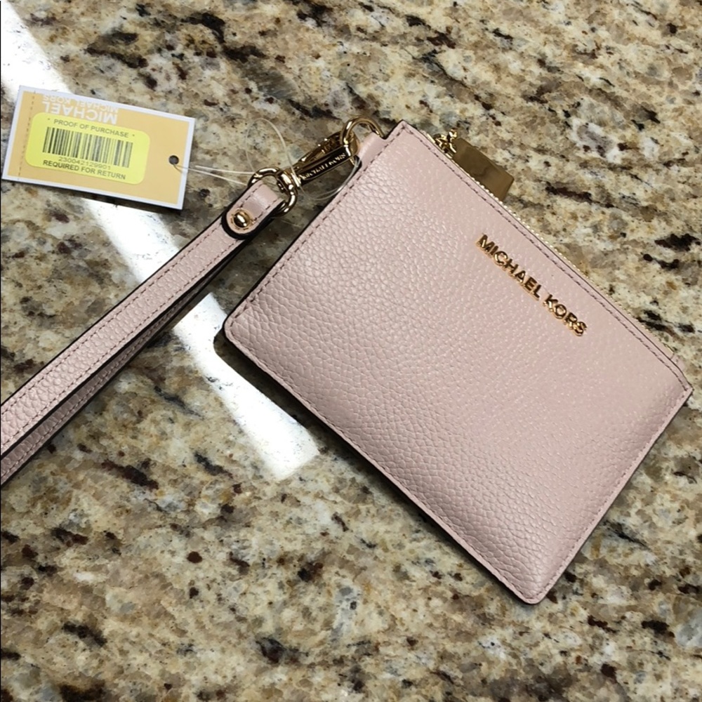 Michael Kors “Money Pieces” Sm Coin Purse Leather